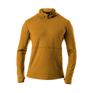 Mosko Moto Apparel Tobacco / S DB - Strata Merino Quarter Zip Thermal Top - A