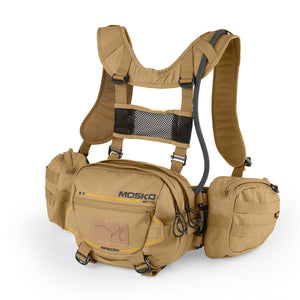 Mosko Moto Backpack High Desert / without Chest Rig DB - Apecat 9L Harness - A