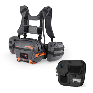 Mosko Moto Backpack Orange / with Chest Rig Apecat 9L Hip Pack