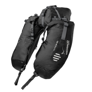 Mosko Moto Luggage Black Alpine 60L Rackless