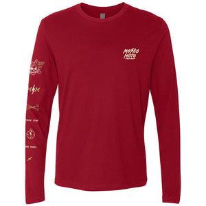 Mosko Moto Apparel & Accessories Cardinal / S Ride or Die Long Sleeve T-Shirt