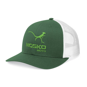 Mosko Moto Apparel Green Classic Mosko Embroidered Cap