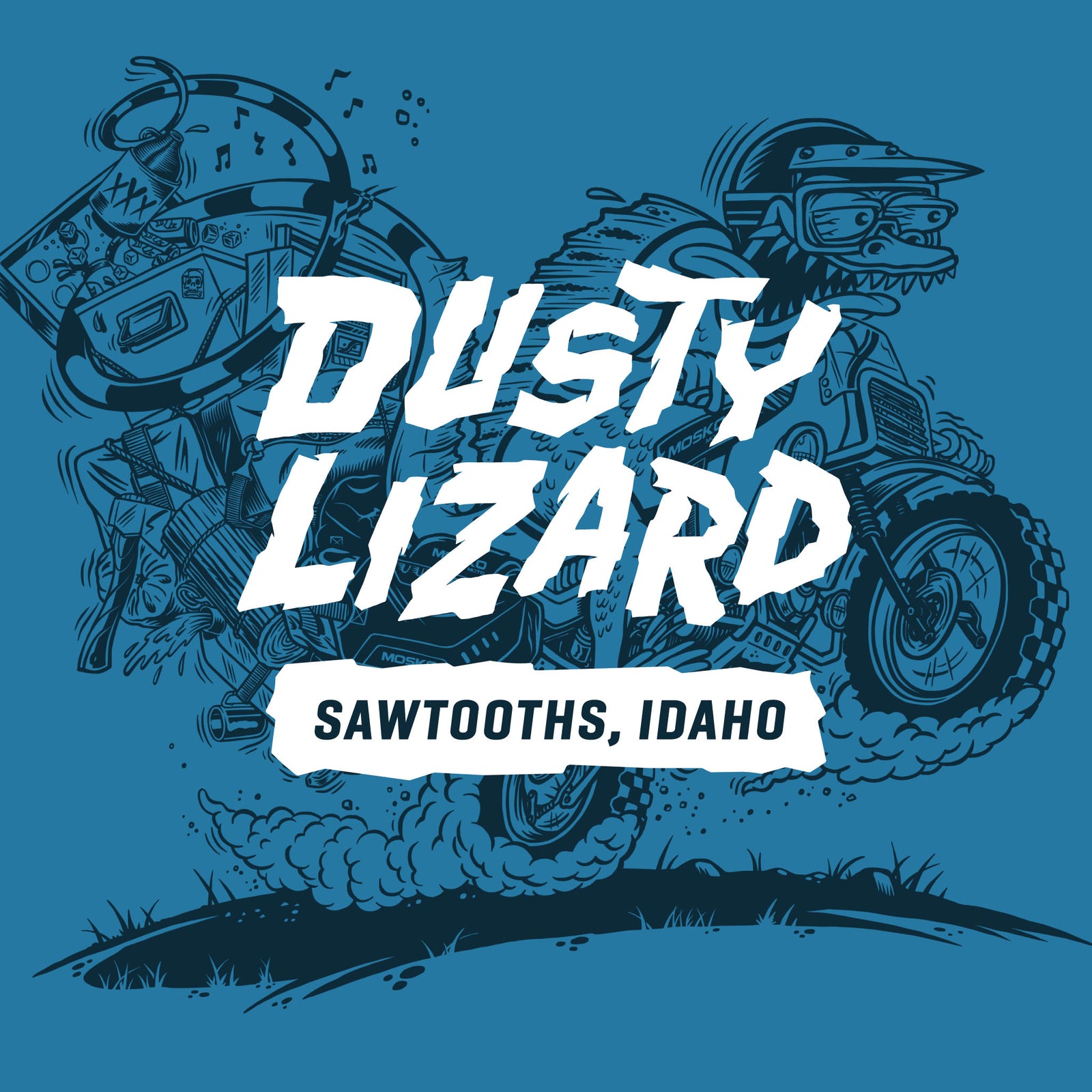 Dusty Lizard Campout Sawtooths