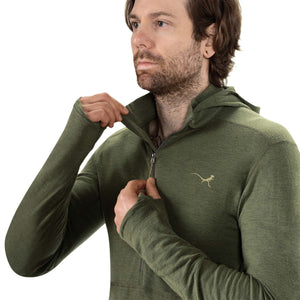 Strata Merino Quarter Zip Thermal Top