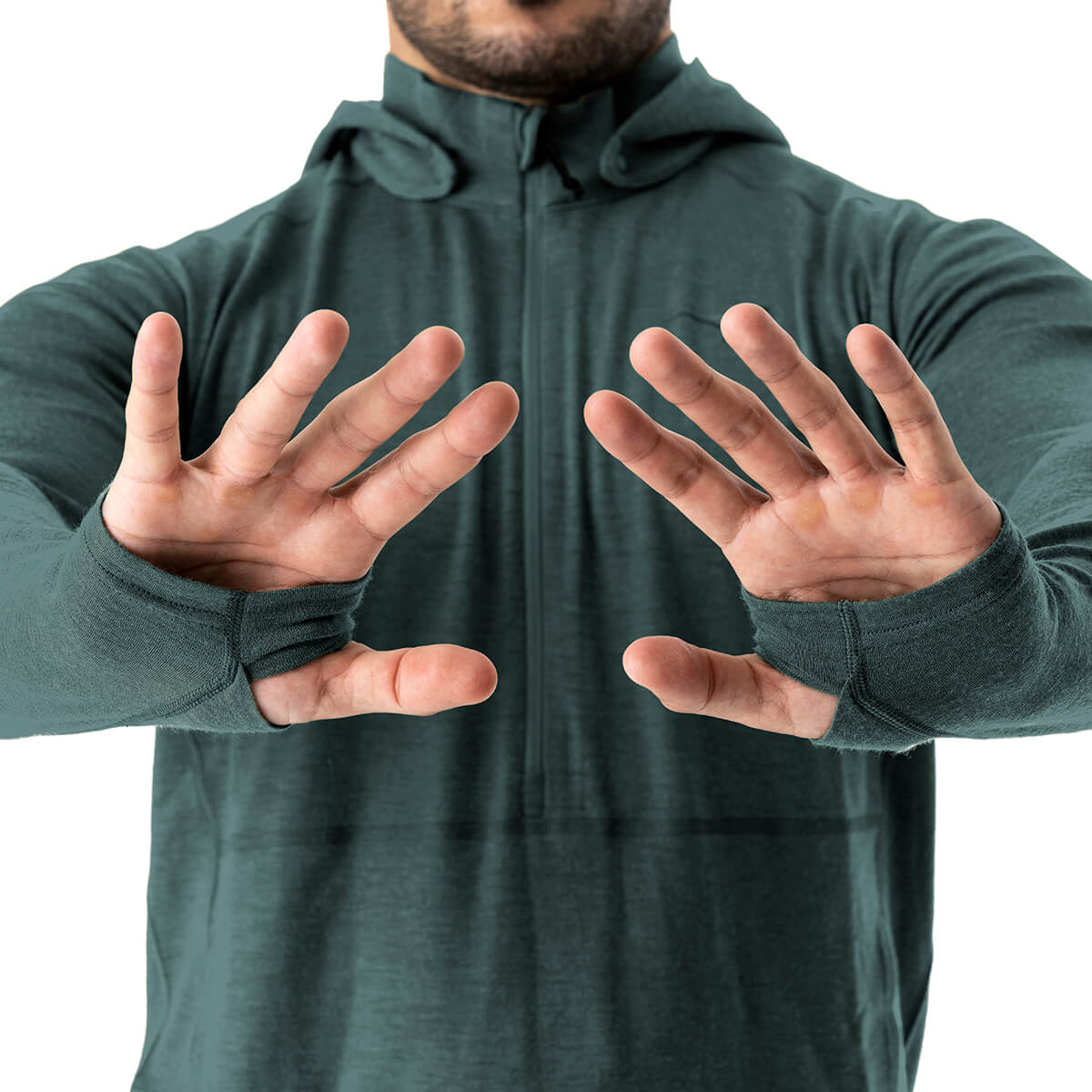 Mosko Moto Apparel DB - Strata Merino Quarter Zip Thermal Top - A