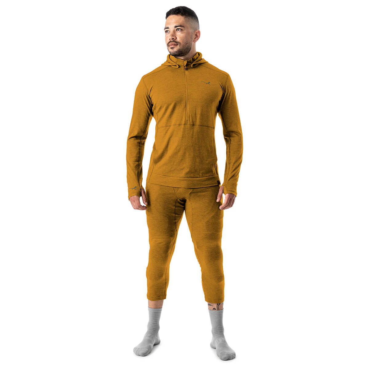 Mosko Moto Apparel DB - Strata Merino Quarter Zip Thermal Top - A