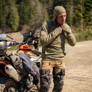 Mosko Moto Apparel DB - Strata Merino Quarter Zip Thermal Top - A