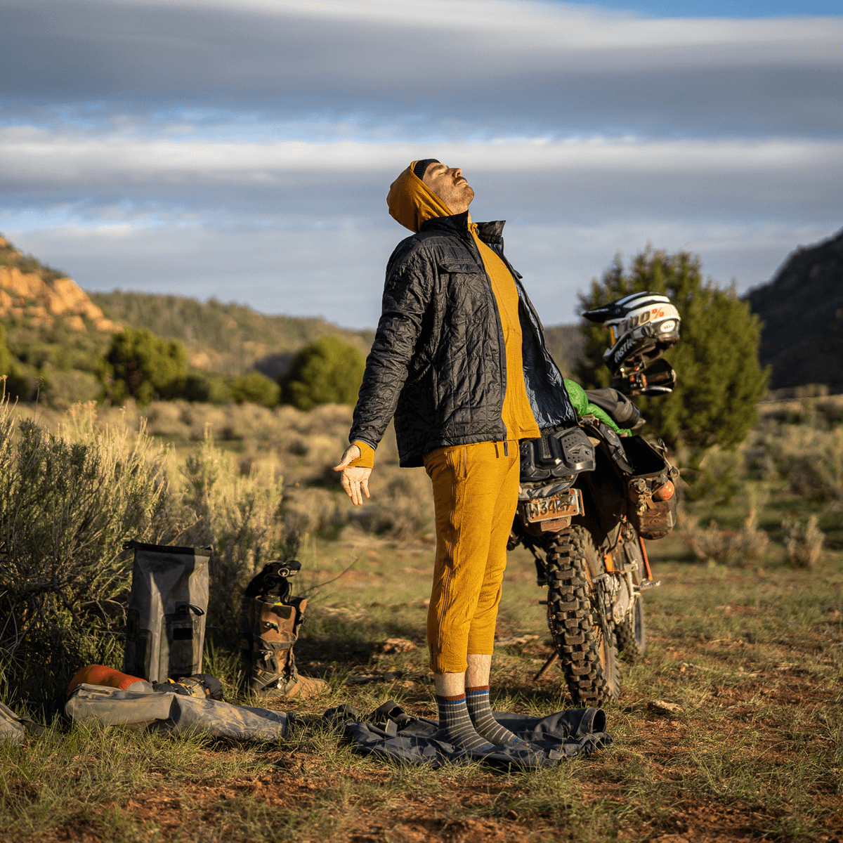 Mosko Moto Apparel Stargazer / S DB - Strata Merino Zip-Off Thermal Bottom - A