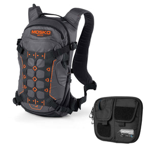 Mosko Moto Backpack Onyx/Orange - Preorder / with Chest Rig Wildcat 12L Backpack