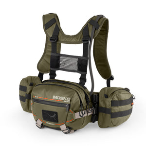 Mosko Moto Backpack Woodland / without Chest Rig Apecat 9L Harness