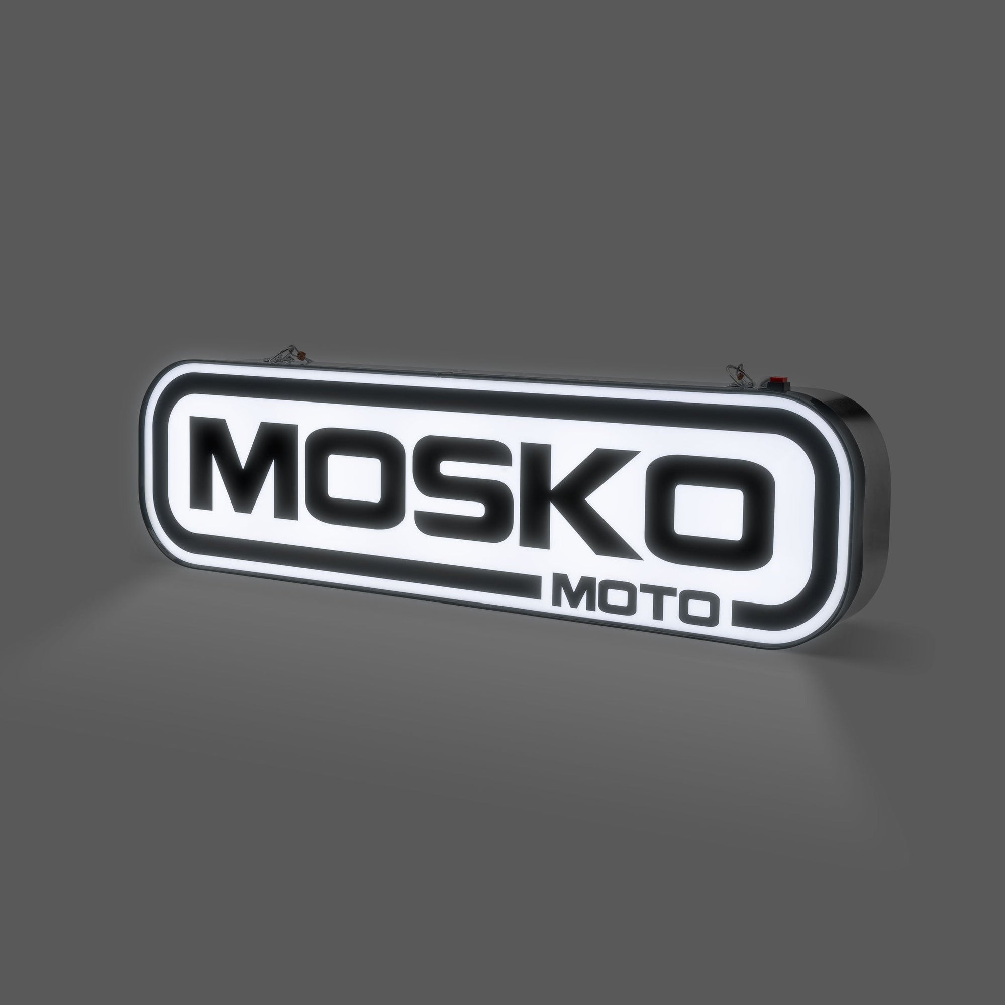 Mosko Moto Custom Product Mosko Moto Illuminated Shop Sign