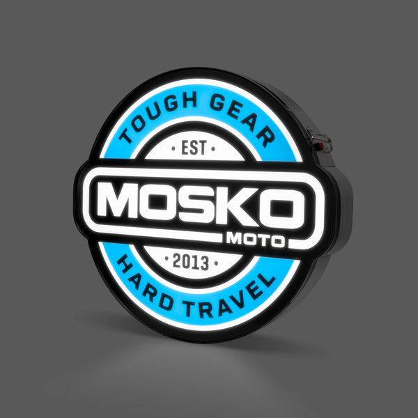 Mosko Moto Custom Product Mosko Moto Illuminated Shop Sign