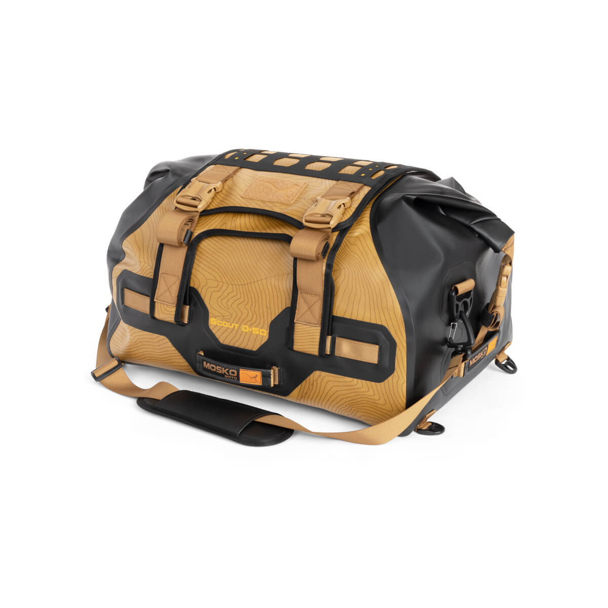 Mosko Moto Duffle WITHOUT CINCH STRAPS / HIGH DESERT DB - Scout 50L Duffle - A