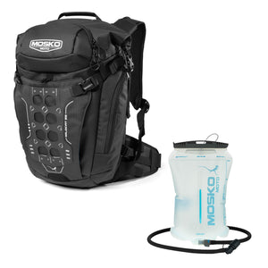 Mosko Moto Luggage Black / with 3L Reservoir / without Chest Rig Wildcat 25L Backpack
