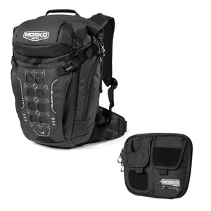 Mosko Moto Luggage Black / without 3L Reservoir / with Chest Rig Wildcat 25L Backpack