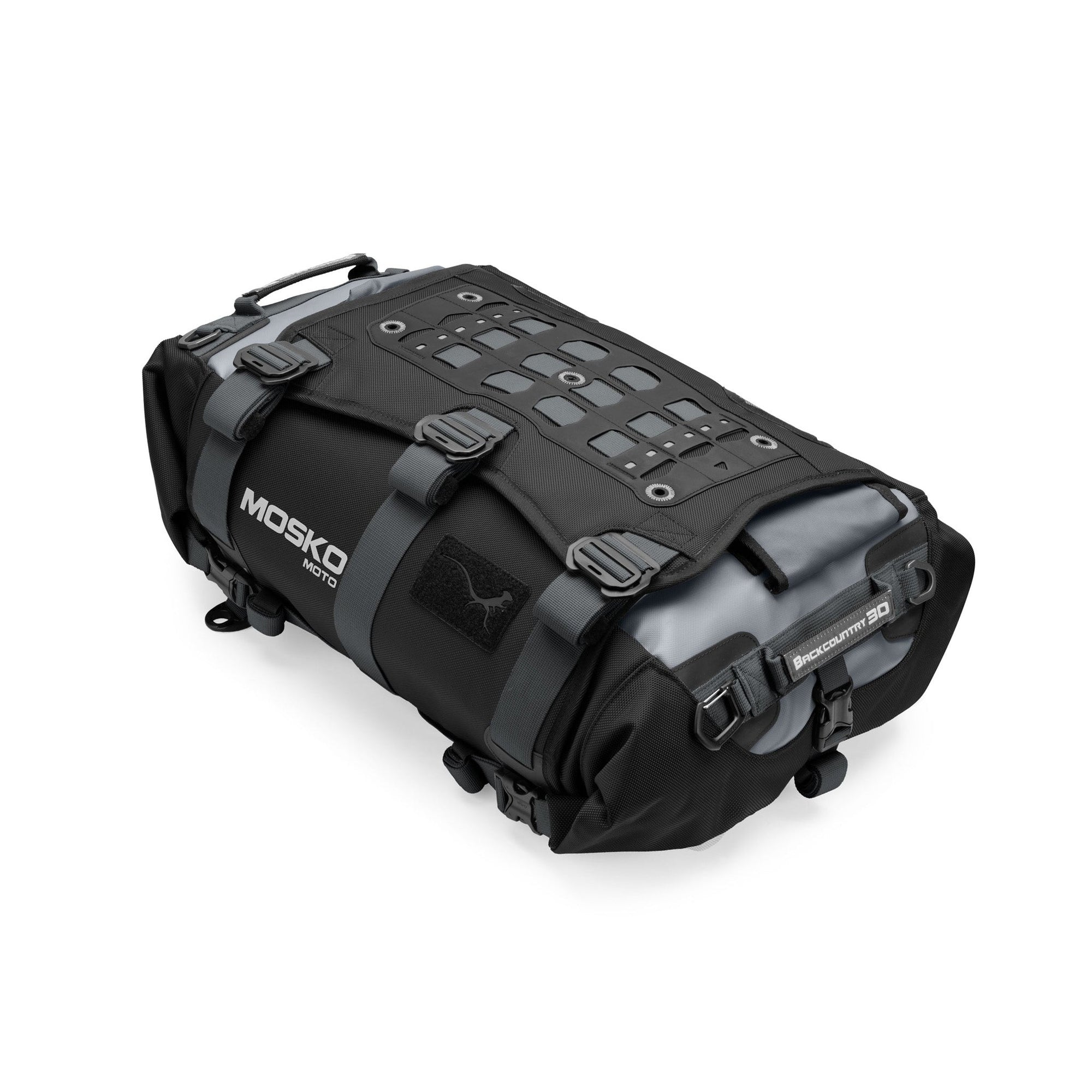 Mosko Moto Luggage BLACK / WITHOUT CINCH STRAPS Backcountry 30L Duffle/Pack (V2.5)