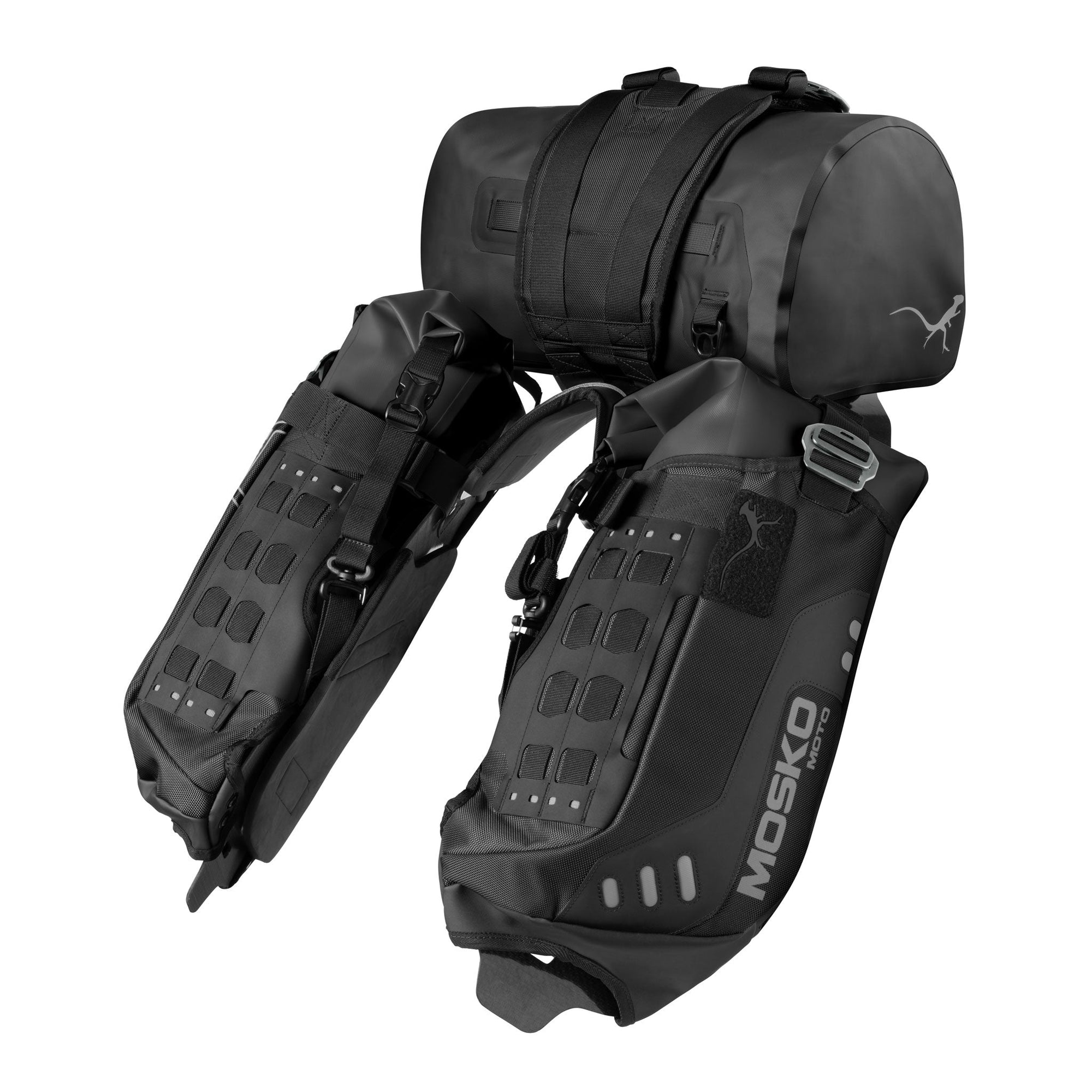 Mosko Moto Luggage Triple Black / Stinger 22L / NO AUX POX Reckless 40L (V4.0)