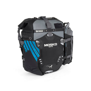 Mosko Moto Pannier Cyan Backcountry Brush Guards