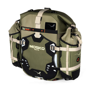 Mosko Moto Pannier WOODLAND - PREORDER / 35L + 35L (Standard) / Four Aux Pox Backcountry Pannier Kit V2.5