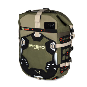 Mosko Moto Pannier WOODLAND - PREORDER / 35L + 35L (Standard) / No Aux Pox Backcountry Pannier Kit V2.5
