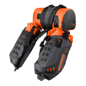 Mosko Moto Rackless System Onyx/Orange / Stinger 22L / NO AUX POX Reckless 40L (V4.0)