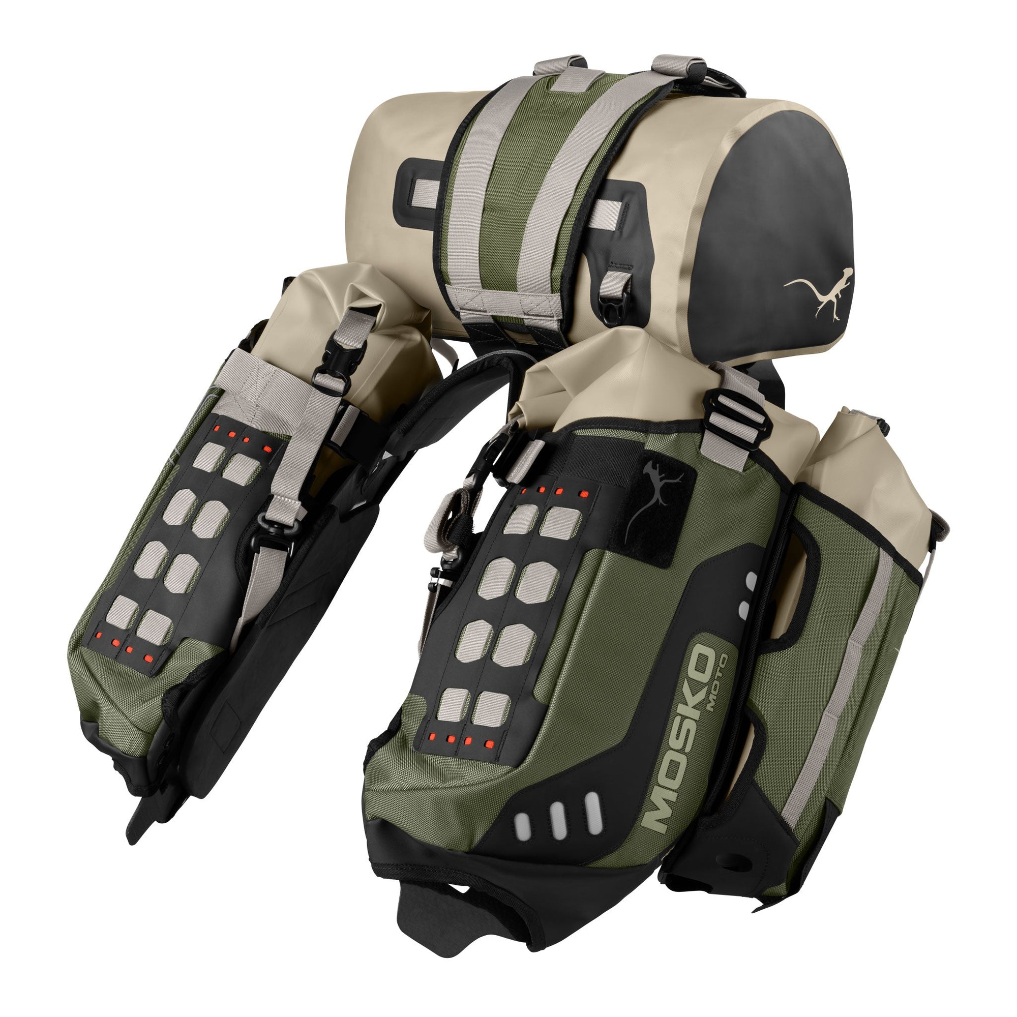 Reckless 40L Motorcycle Luggage System Mosko Moto