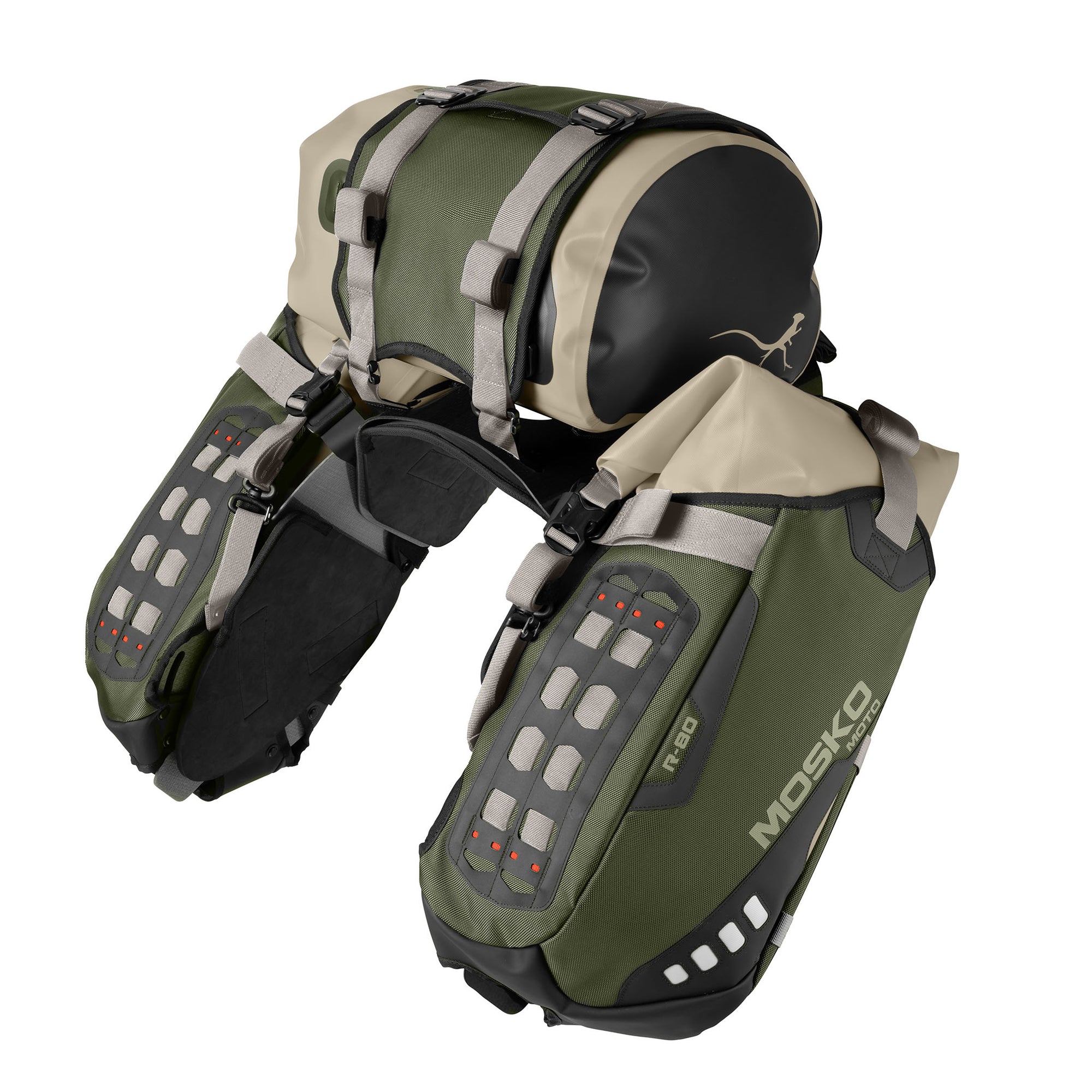 Reckless 80L V4.0 Motorcycle Luggage System | Mosko Moto