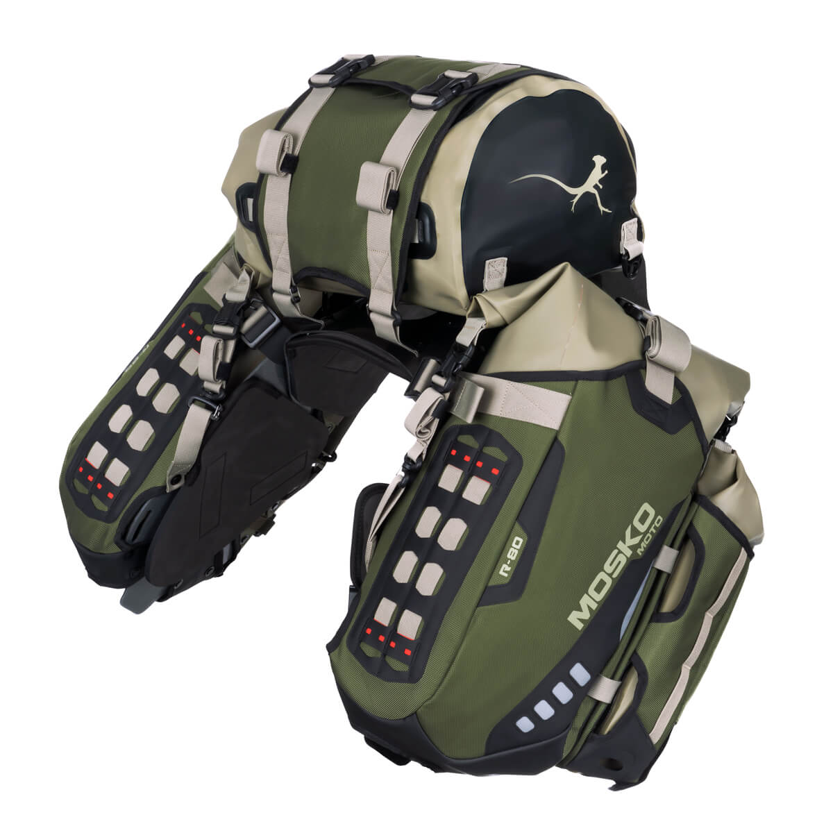 Reckless 80L V4.0 Motorcycle Luggage System | Mosko Moto