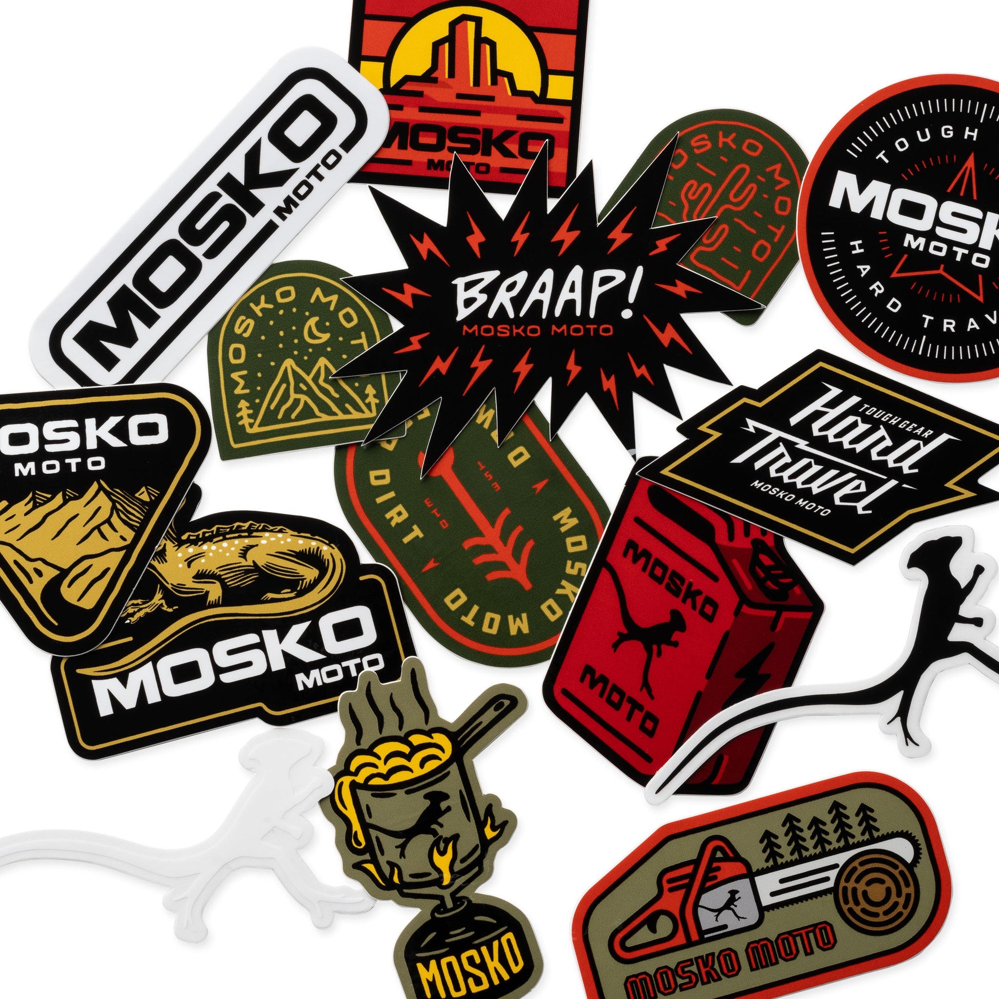 Mosko Moto Sticker Pack