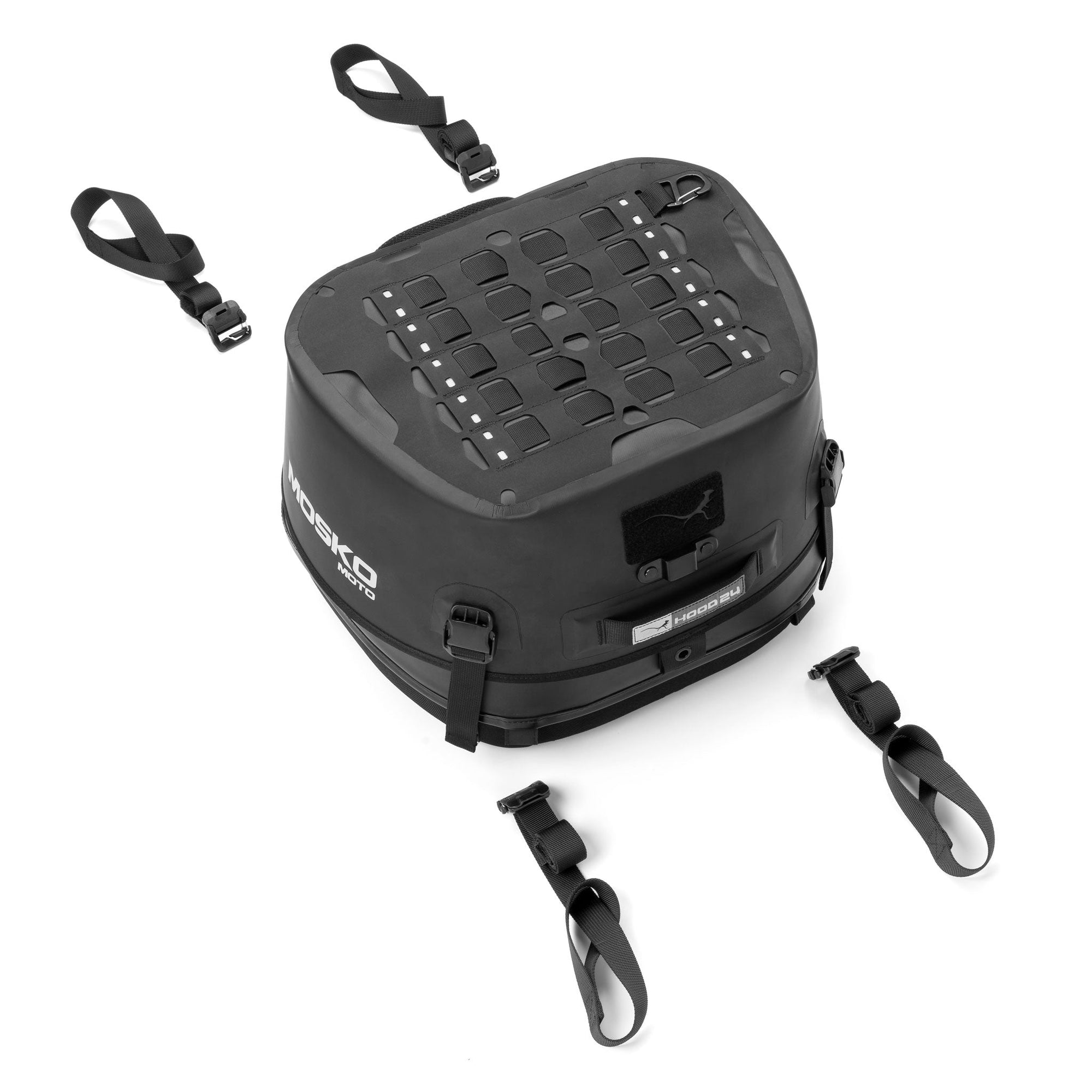 Mosko Moto Tank Bag Black Hood Tail Bag