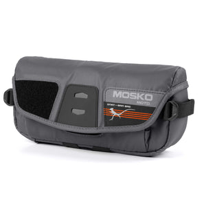 Mosko Moto Tank Bag Onyx/Orange Gnat Handlebar Bag