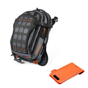 Mosko Moto Tank Bag Onyx/Orange / NAVIGATOR Nomax Tank Bag (V3.0)