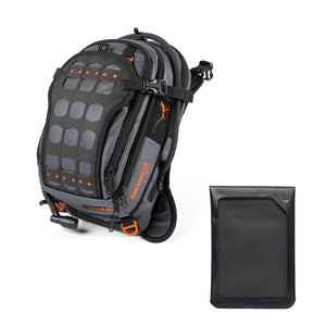 Mosko Moto Tank Bag Onyx/Orange - Preorder / MAP POCKET Nomax Tank Bag (V3.0)