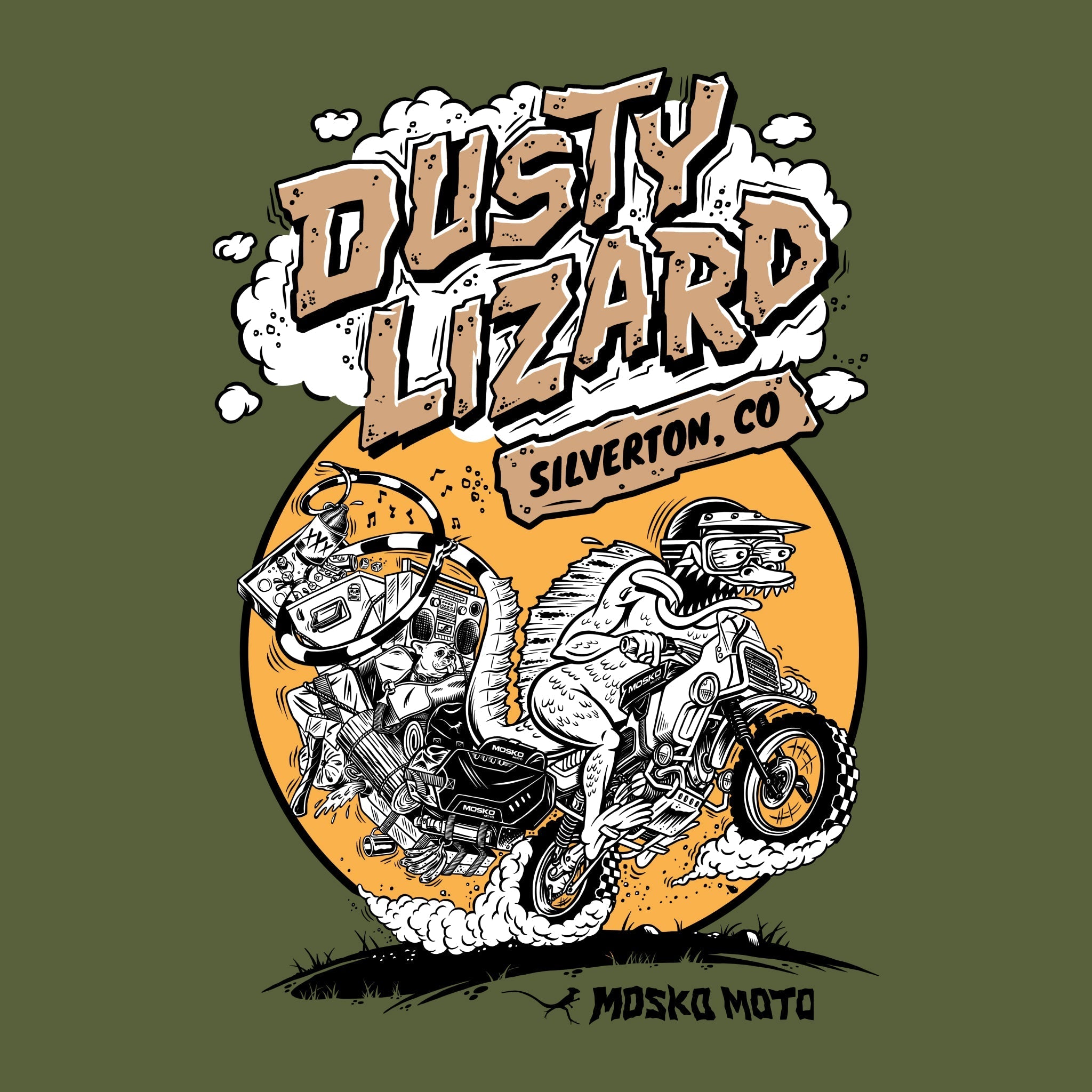 Dusty Lizard Campout Silverton - Mosko Moto