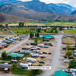Mosko Moto Ticket RV/Trailer Spot at Sawmill Station Dusty Lizard Campout Sawtooths