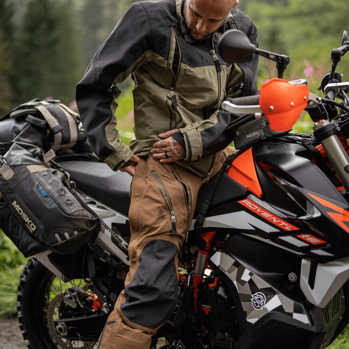 mosko moto gear Basilisk Adventure Motorcycle Pants