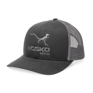 Mosko Moto Apparel Charcoal Classic Mosko Embroidered Cap