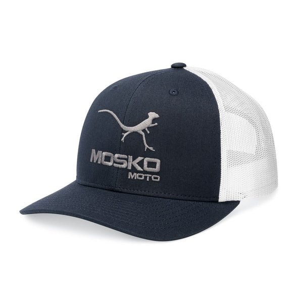 Mosko Moto Apparel Navy Classic Mosko Embroidered Cap