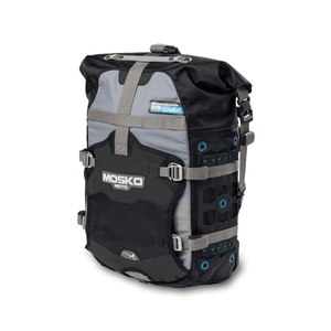 Mosko Moto Pannier GREY / No Pockets Backcountry 25L Pannier Kit (V2.1)