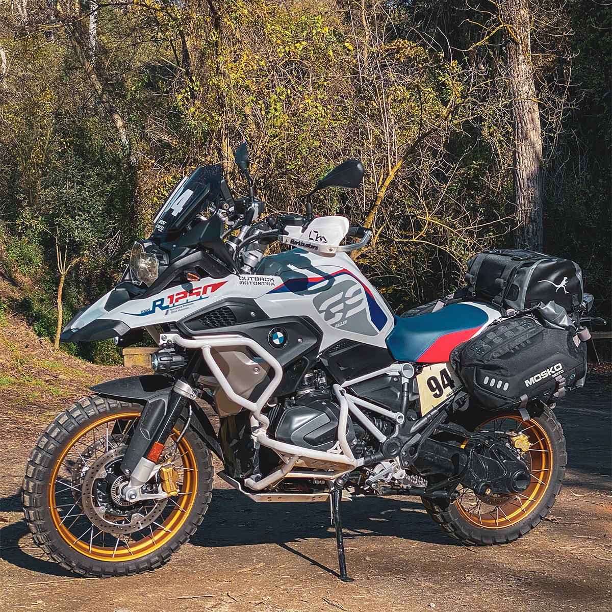 Mosko Moto Rackless System BLACK / No Aux Pox DB - Reckless 80L (V3.0) Revolver - A